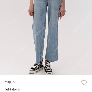 모이아 light denim 라잇데님 L사이즈