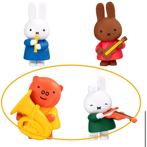 미피 miffy 음악대 가챠 피규어 캡슐토이