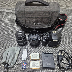캐논 DSLR 600D와 18-55mm+50mm stm(AF불량)