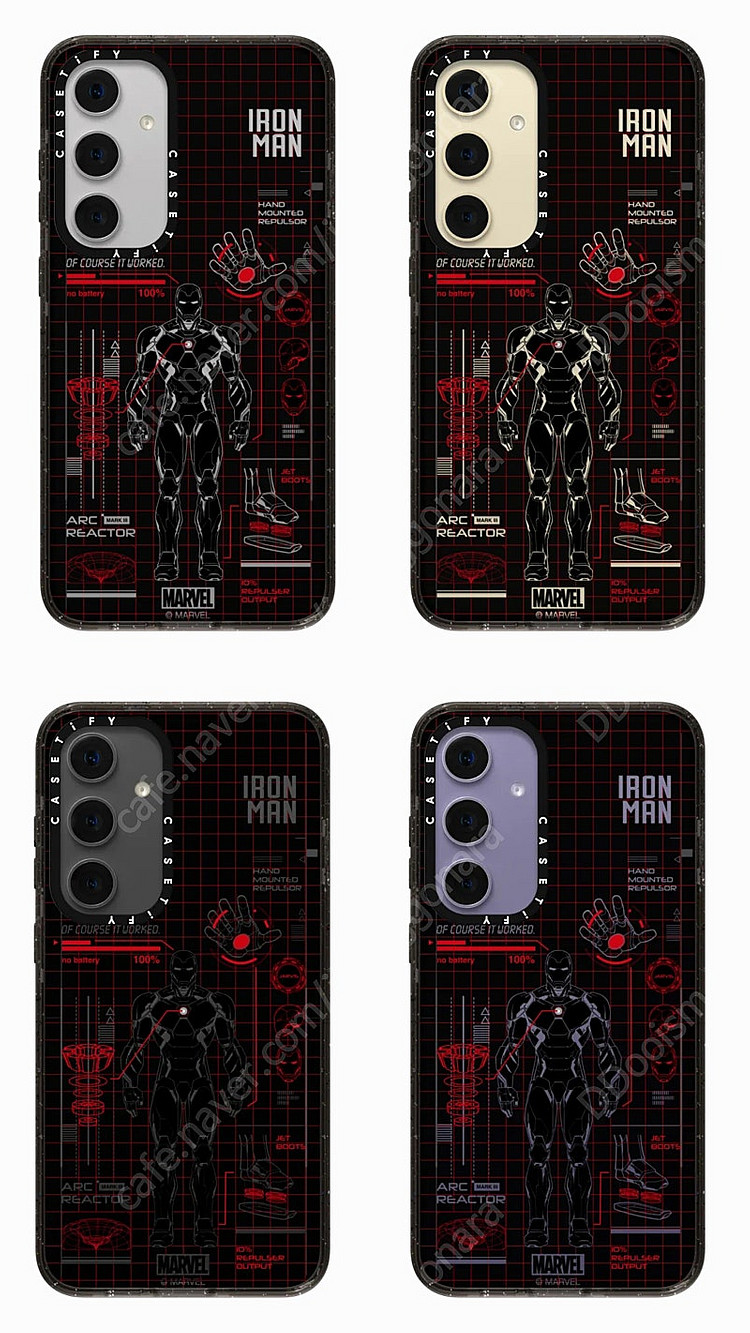 갤럭시 S24플러스 케이스티파이 아이언맨 케이스 팝니다.--6