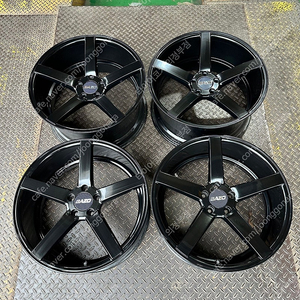 20인치 360 FIVE 하이림 유광블랙 중고휠 1대분(무기스) PCD112 8.5J +44 10.0J +55