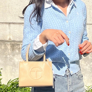 TELFAR 텔파 크로스백 스몰사이즈 크림
