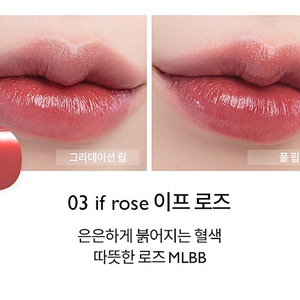 롬앤 듀이풀 워터틴트 [03]이프로즈