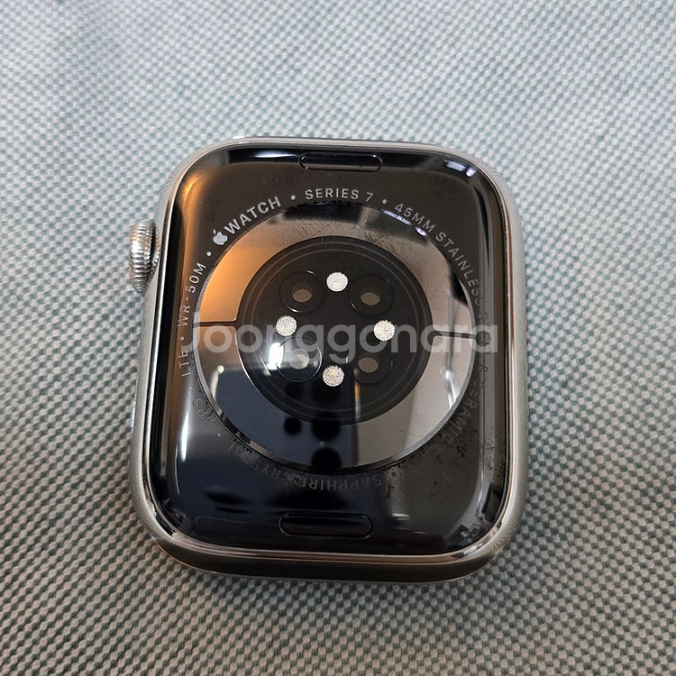 APPLE 애플워치 7 스테인리스 실버, 45mm, 셀...--2