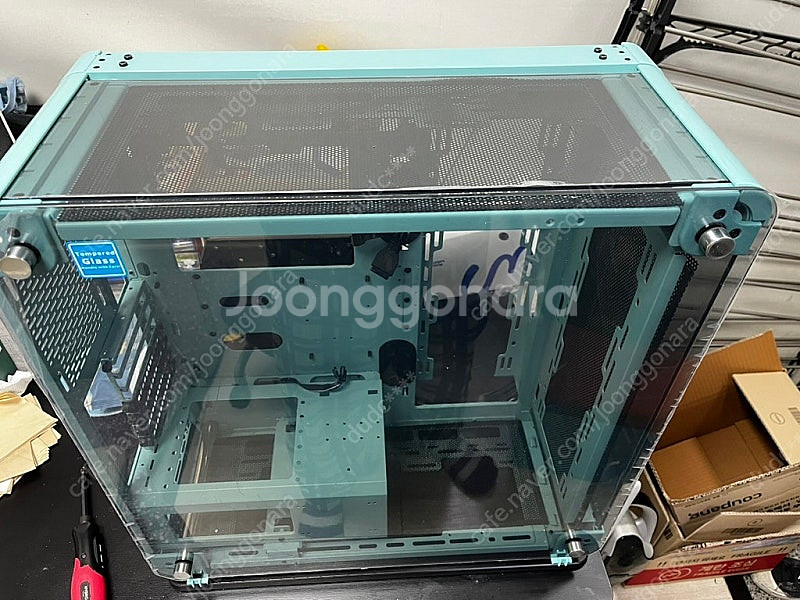 써멀테이크 Core P6 Turquoise 컴퓨터 케이...--1