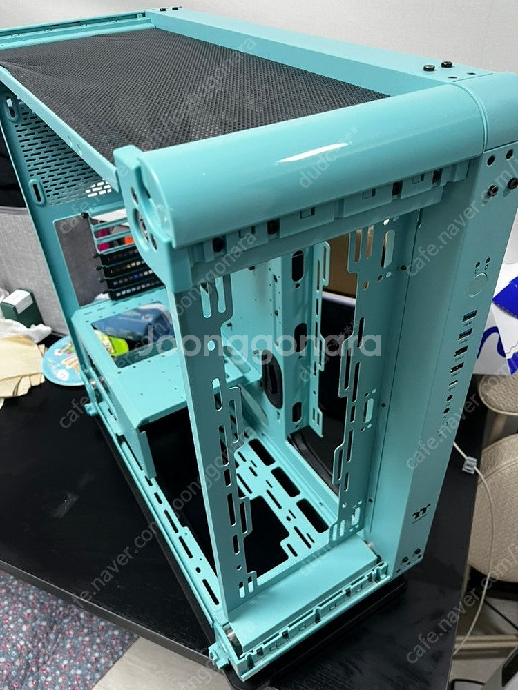 써멀테이크 Core P6 Turquoise 컴퓨터 케이...--5