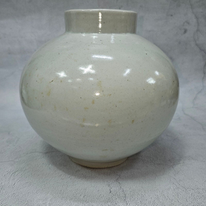 임화공 달항아리 도자기 장작가마 22x22cm