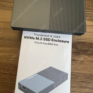 아모란나 nvme 인클로저 팝니다(풀박스 테스트한번 사용 새거ㅠ)
