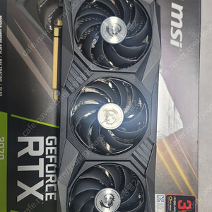 MSI 게이밍 트리오 RTX3070 풀박스