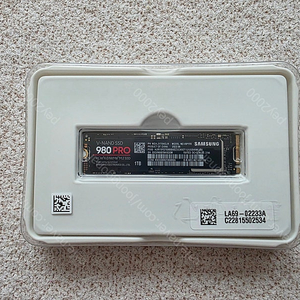 (국내정품)삼성 980 PRO SSD 1TB 팝니다.
