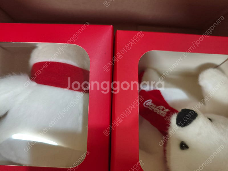 코카콜라 북극곰인형 2개 만원에 팝니다.--0