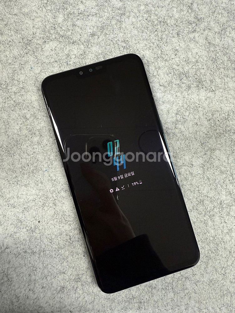 (미파손)LG V50 블랙 128G 깨끗한 A급 가성비...--3
