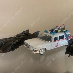 배트카 고스트버스터즈 ecto1자동차피규어 두대