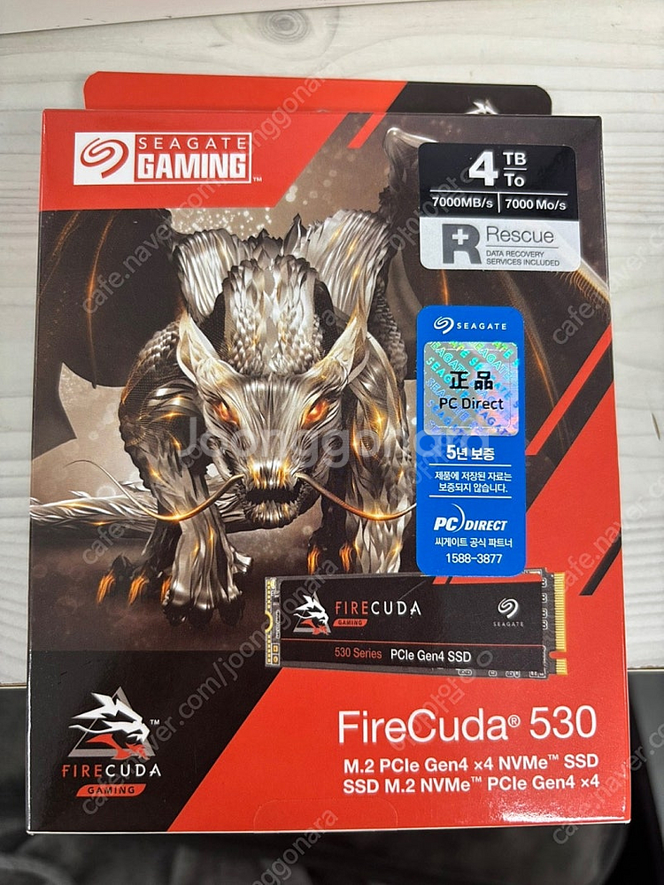 씨게이트 SSD 4TB--0