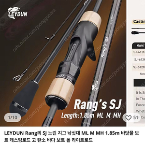 leydun rang’s sj 지그 낚시대 mh 루어대