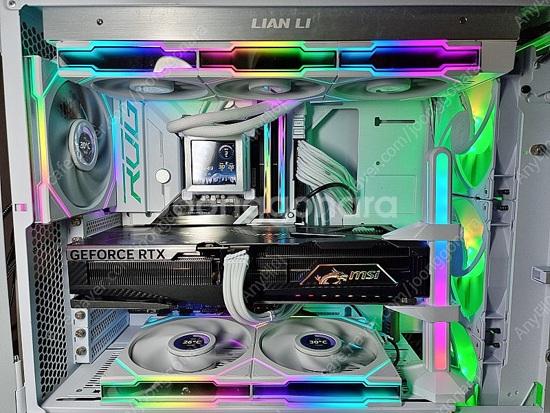 MSI RTX 5080 뱅가드 SOC 하이퍼프로져.--2