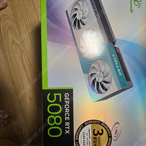 MANLI 지포스 RTX 5080 Stellar OC D7 16GB 인텍앤컴퍼니 팝니다.
