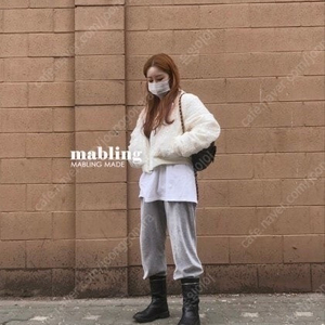 마블링 벨루아팬츠 벨벳팬츠 그레이