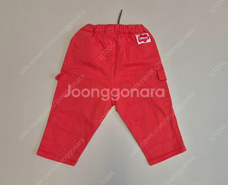 베베드피노 레드 카고팬츠 100--2