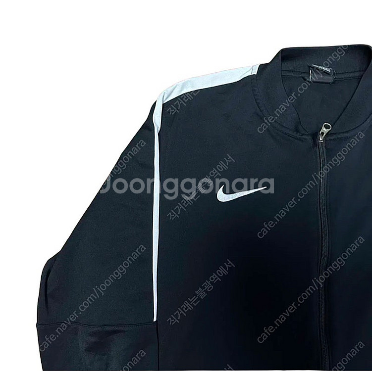 나이키 드라이핏 화이트 사이드라인 블랙트랙탑져지 110--1