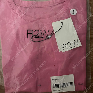 R2W Jade crew neck Pink 1 새상품