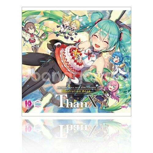 하츠네미쿠 10주년 기념 일러스트레이션북 ThanX 새...--0