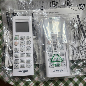 LG 휘센 시스템 에어컨 냉난방 리모컨 AKB76038106 2개
