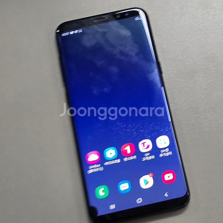 갤럭시 S8플러스 블랙 128기가 미파손 기능정상 상태...--2