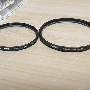 카메라 렌즈 필터 여러개 저렴하게 판매합니다 (uv, cpl)