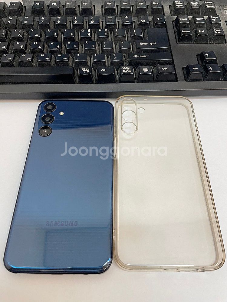 갤럭시M15 와이드7 블루 128GB 무잔상 상태좋은 ...--1