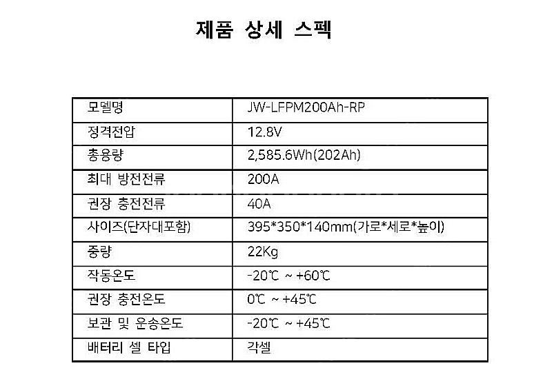 파워뱅크 202A 인산철 정우엔지니어링--5
