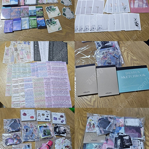 빈티지 다꾸 스티커+엽서 일괄 판매