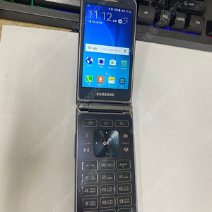 010744 KT 갤럭시폴더 블루 A급 8GB 효도폰 공부폰 학생폰 추천 5만 부천