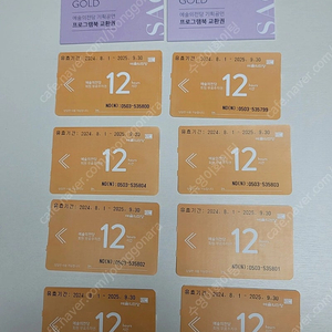 (총 5만원) 예술의전당 12시간 주차권 8장 + 프로그램북 교화권 5만원