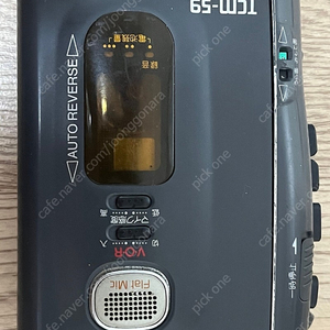 SONY TCM-59 녹음기 카세트 워크맨 소니 tcm59