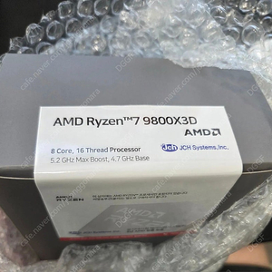 [미개봉] AMD 라이젠 7 9800X3D cpu 팝니다