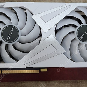갤럭시 rtx3060ti 8g 화이트 그래픽카드 팝니다
