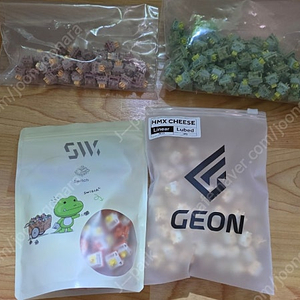 기계식키보드 스위치 판매합니다.(hmx치즈,hmx덕덕,오테뮤 라임,피치v2)