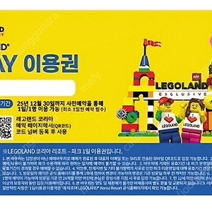 레고랜드 입장권