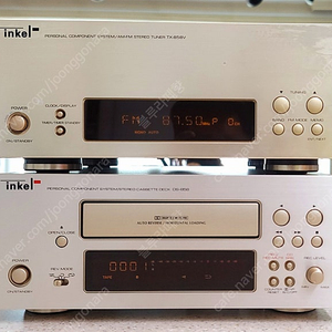 인켈 TX-858V 튜너 DS-858 데크