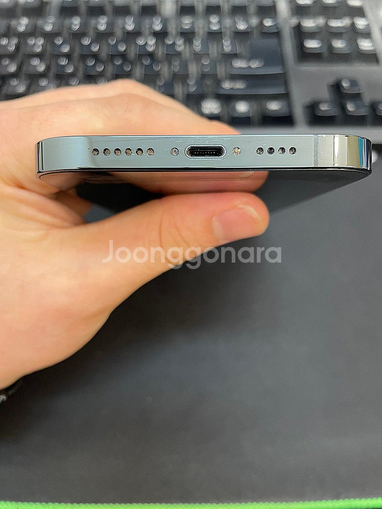 아이폰12프로맥스 블루 256GB 액정사설교체 상태좋은...--5