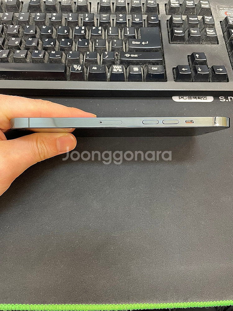 아이폰12프로맥스 블루 256GB 액정사설교체 상태좋은...--6
