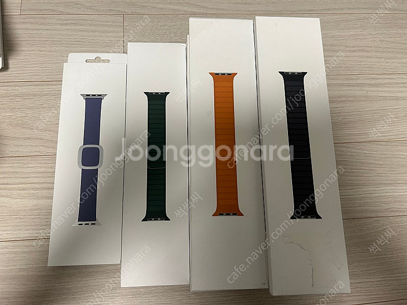 미개봉 애플워치 마그네틱 링크 레더링크 정품 m/l 41mm--0