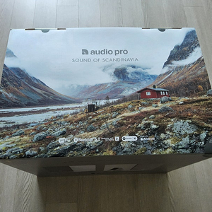오디오프로 Audio Pro A26 블루투스 wifi 북쉘프 화이트 스피커 원박스.....