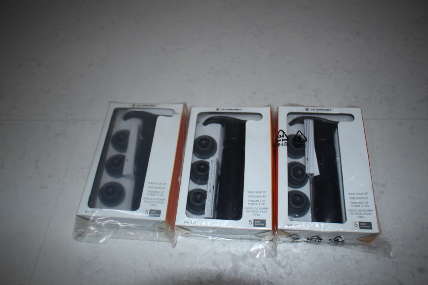 (미사용) WA-137 르쿠르제 와 인 펌프 스토퍼 와인 잔량 보관 와인병 오프너 와 인 냉장고 포도주 코르크--5