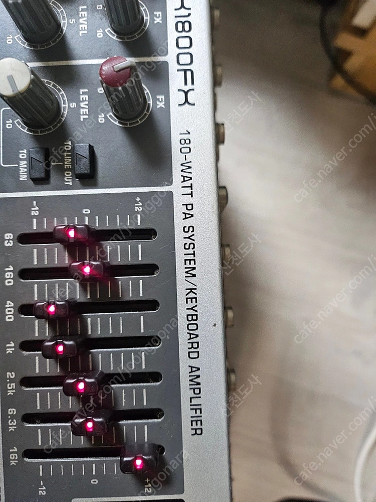 베링거 K1800FX 180W 12인치 액티브스피커 행사용스피커 이미지