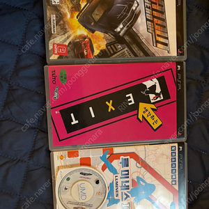 PSP UMD 생각하는EXIT/루미네스2/플랫아웃/릿지레이서