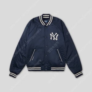 [L] 폴로 x MLB 양키스 새틴 바시티 재킷