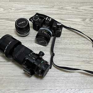캐논 AE-1 + FD 50.4 SSC / 28.8 SC / 300mm 팔아요