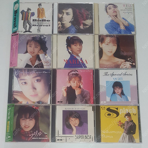 올드 J-pop) 다양한 80년대~90년대 일본 여성 가수 CD Collection